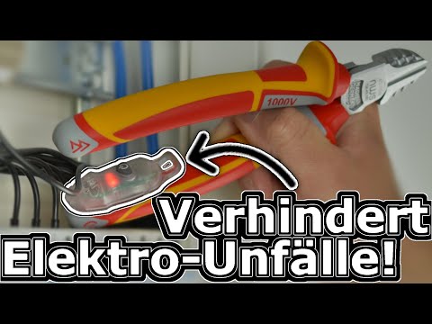 ⚡ Cleveres ZUBEHÖR für ELEKTRIKER-Zange 🧐 E-Detector berührungsloser Spannungsprüfer von NWS im Test
