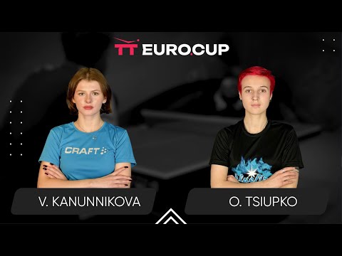 19:40 Vasylysa Kanunnikova - Oleksandra Tsiupko 29.09.2025 TT Euro.Cup Women Ukraine Star. TABLE 4