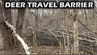Hinge Cut Barrier for Deer Travel - Will It Work?