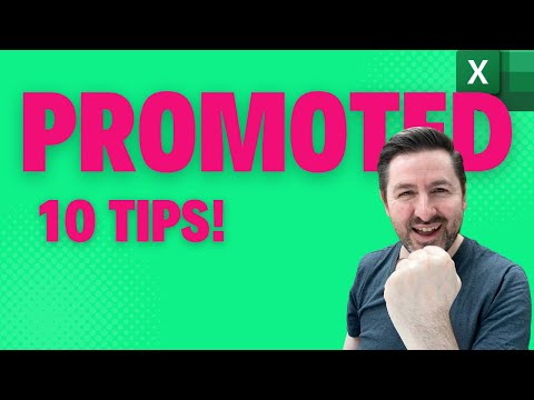 10 Time Saving Excel TIPS to get you PROMOTED!