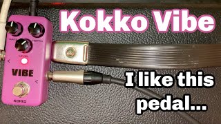 Video thumbnail for Kokko Vibe Guitar Pedal Review by Colin Lamb AKA: The Tone Wizard