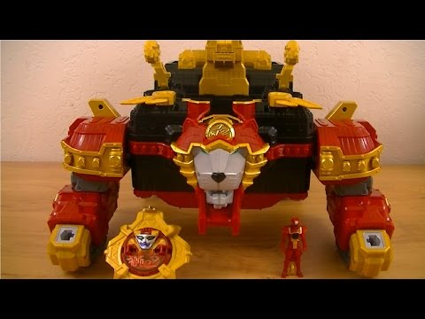 Shuriken Gattai DX Lion Haoh Review Part 1 (Shuriken Sentai Ninninger)