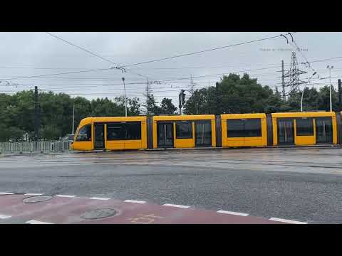 O único Lightrail/Tram em Xangai, China 2023 - Songjiang - Songjiang