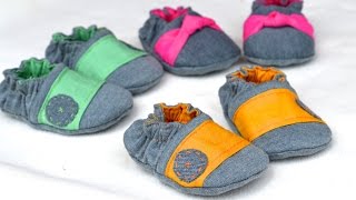 How to Make Baby Shoes - Reversible Crib Shoe Style!