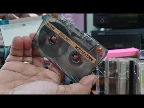 Recording on a 27 Year old audio cassette. #vintageaudio #audiocassette #Meltrack #madeinindia