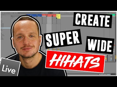 How to get WIDER Hihats with the Haas effect