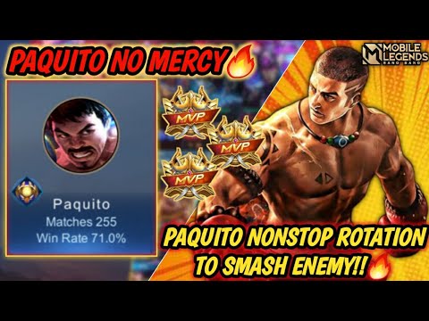 No Mercy! Top Global Paquito Nonstop Rotation To Smash Enemy [Lorenzo.] - Mobile Legends