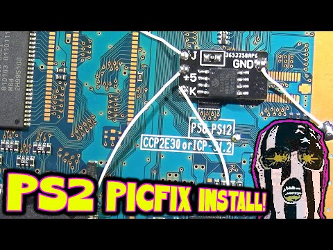 Ps2 - Installing a Picfix in a V9 / V10 and V12 console