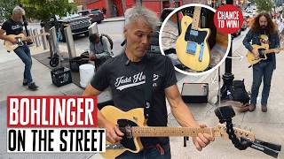 Video thumbnail for Bohlinger Downtown! He Jams with Nashville Musicians on a Reverend Crosscut & Positive Spark Live by Premier Guitar