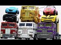 Full Transformers Stop Motion Optimus Prime Bumblebee Tobot Robot Lego Robbery Car Toys