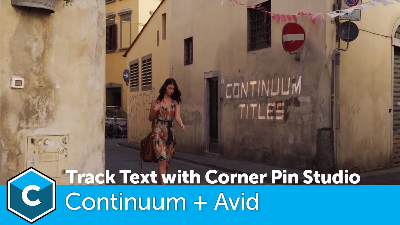 Corner Pin Studio: Tracking Text inside Avid Media Composer