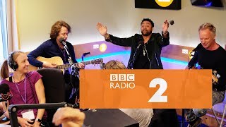 Sting and Shaggy - Lovely Day (Bill Withers cover, Radio 2 Breakfast Show)