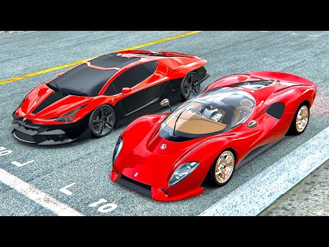 De Tomaso P72 2022 vs Lamborghini Scorpion Concept at Nurburgring GP