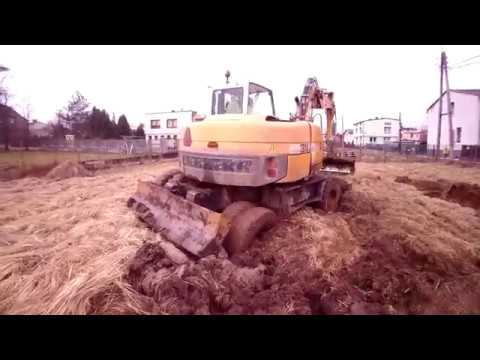 Wykop pod ławy fundamentowe krzyżowo spinające dzień 1