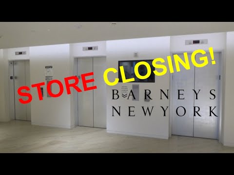 [STORE CLOSED] Final Ride On The Westinghouse Traction Elevators At Barney's NY-San Francisco, CA