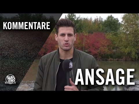 Ansage von Thommy Wenk (SpVgg. Fechenheim 03) | MAINKICK.TV