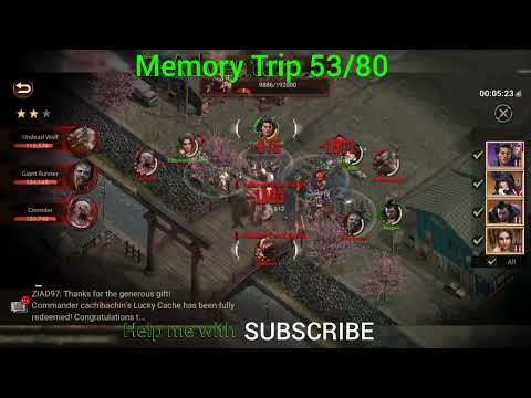 Memory Trip 53/80 doomsday last survivors 1 to 80 coming in chanel