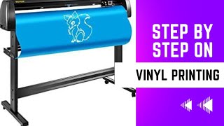 How to go about vinyl printing step by step.