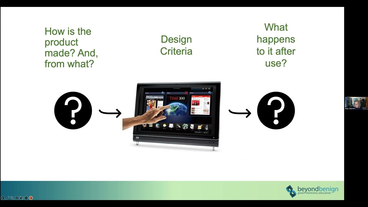 Amy Cannon: October 3, 2024 - Green Chemistry Education: Addressing Sustainability Goals