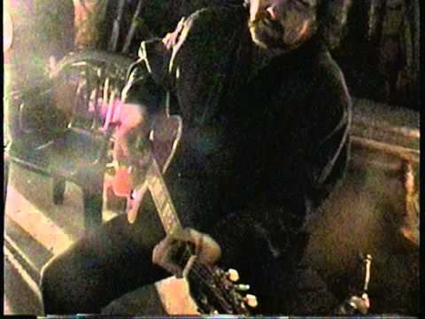 Buster and Bresh 1997 - Warming up for a gig.