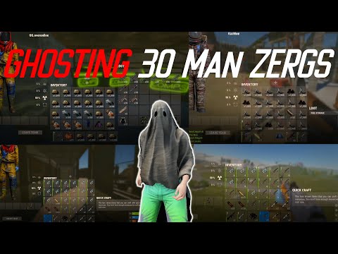 Rust - Ghosting 30 Man Zergs
