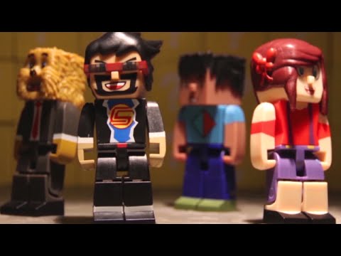 LUCKY BLOCK MAZE OF DOOM (Stop Motion Animation)