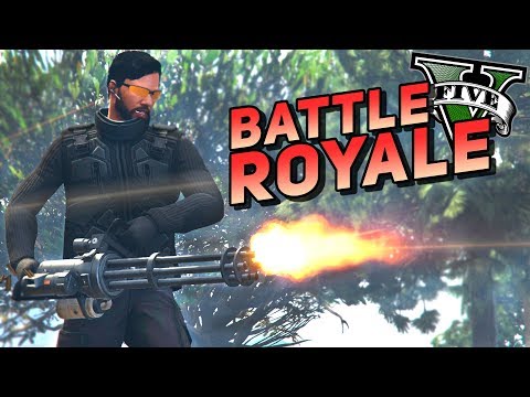 GTA V BATTLE ROYALE #02- I AM A GOD IN THIS MOD - GTA 5 MODS