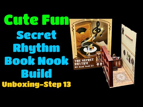 Cute Fun Secret Rhythm Book Nook Build-Unboxing-Step 13
