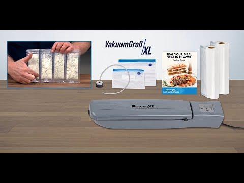 PowerXL Duo 6-in-1 Vakuumiergerät inkl. Folien und Beutel