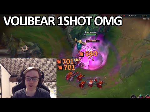 "Volibear oneshot OMG" - Baus new Champ | Thebausffs Clips
