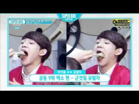 140926 super idol chart show “爱豆诱发者”第9名“零食诱发者” cut