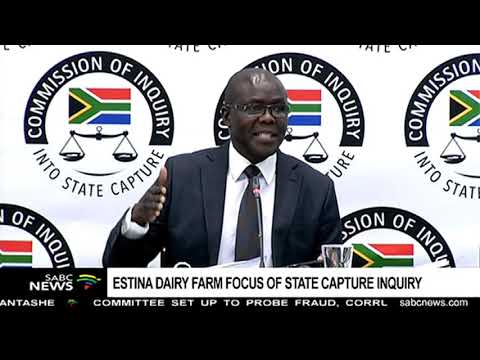 Estina dairy farm project takes centre stage, again, at the State Capture inquiry