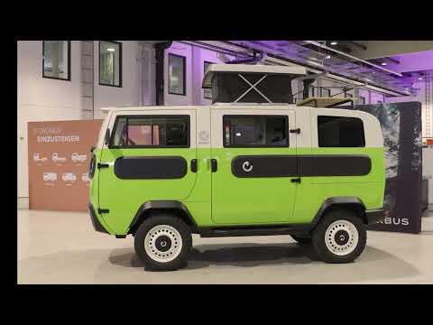 Premiere des XBUS Camper von ElectricBrands