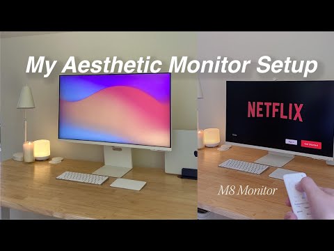 THE MOST AESTHETIC MONITOR | Samsung M8 Monitor Review