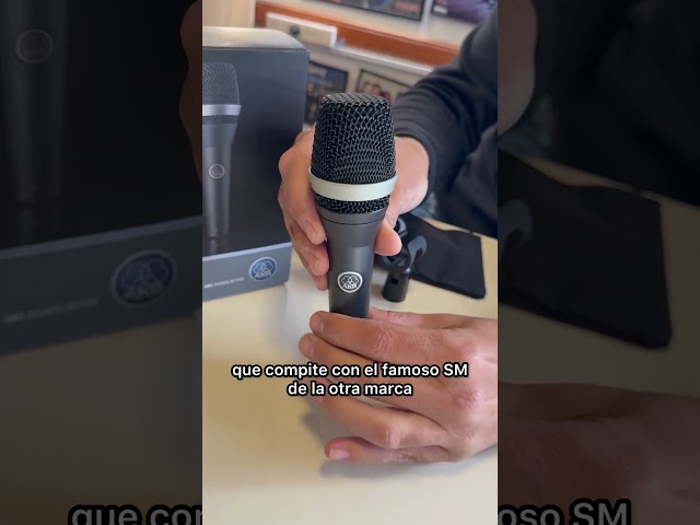 Vídeo relacionado con QiCheng&LYS Micrófono Dinámico Vocal, Micrófono de Mano Unidireccional Profesional para Escenario Karaoke, Grabación de Canto (DM-3308A)