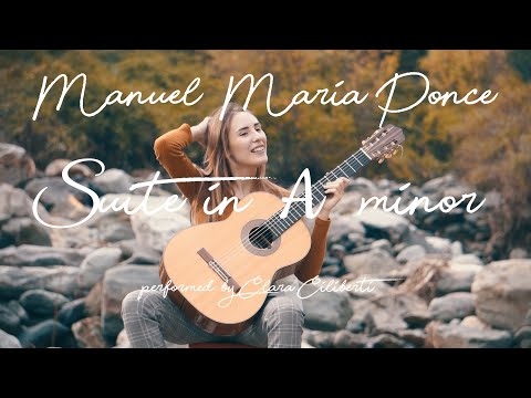 Manuel M. Ponce – Suite in A minor | Classical Guitar performance by Clara Ciliberti