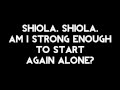 Murder by death - Shiola (lyrics) 