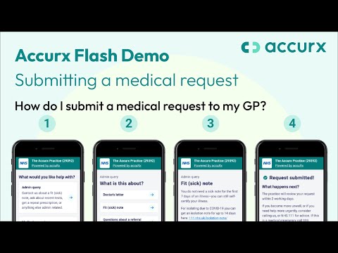 Patient Flash Demo: How to submit a medical request in Patient Triage | Accurx Desktop