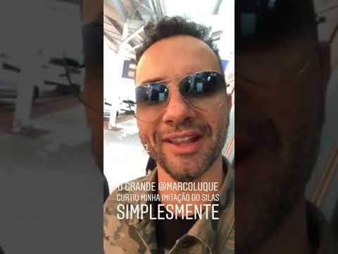 O HUMORISTA MARCO LUQUE ELOGIANDO A IMITAÇÃO DE GUILHERME ROCHA COMO "SILAS SIMPLESMENTE"