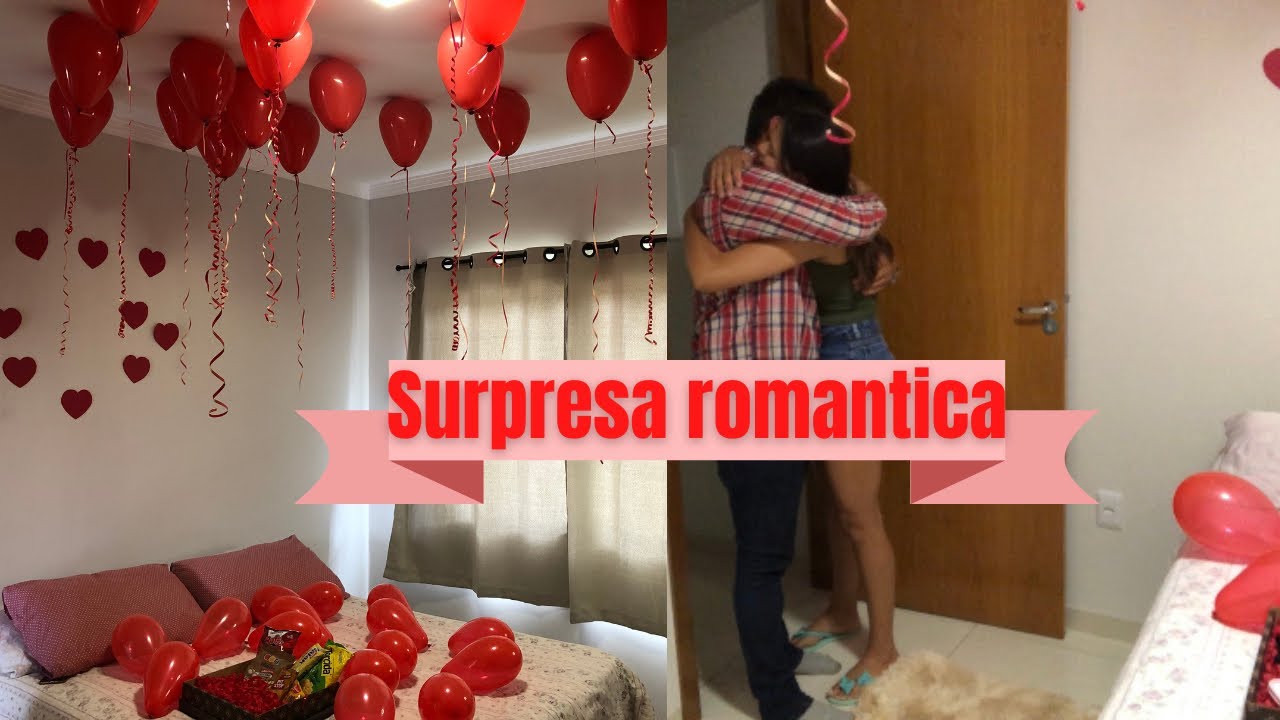 SURPRESA ROMÂNTICA PARA O MARIDO, Ele chorou ?!