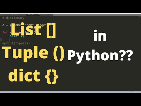 6 Python Tutorial For Beginner List Tuple Dict In Python 2020