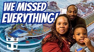 We Missed EVERYTHING WE WANTED TO DO the Last Night of Our Royal Caribbean Cruise | Independence OTS