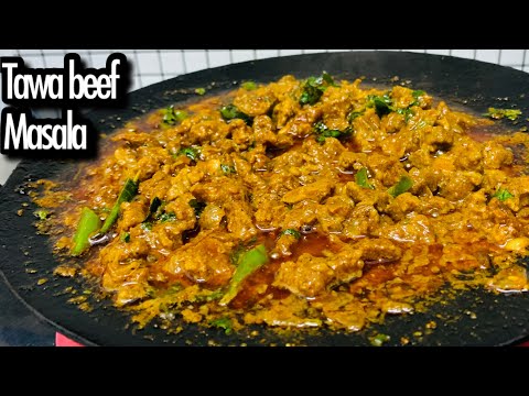 Tawa Gosht recipe | Beef recipe | Tawa Beef Masala | by cooking with farnaz
