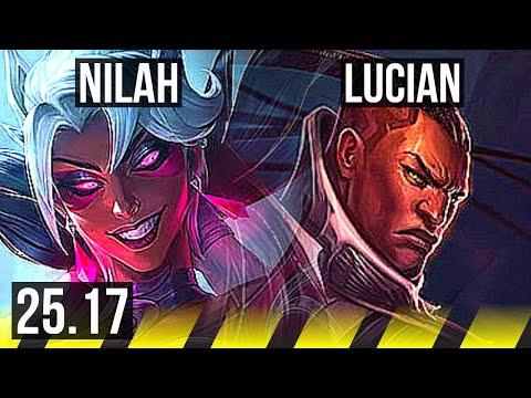 NILAH & Pantheon vs LUCIAN & Braum (ADC) | EUW Master | 25.17
