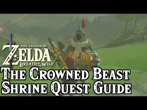 The Crowned Beast Shrine Quest Guide & Mezza Lo Shrine Solution/Location - Loz- Breath Of The Wild