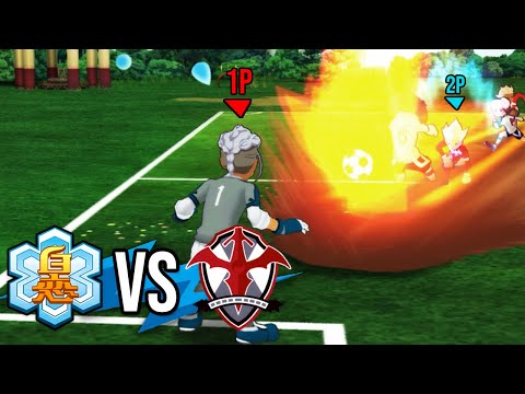 Ice Team vs Fire Team - 2 Players Gameplay | Inazuma eleven GO Strikers 2013