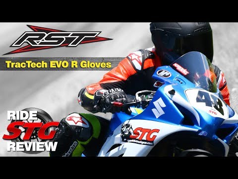 RST TracTech EVO R CE Glove Ride Review | Sportbike Track Gear