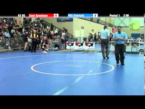 FILA Cadet 63 KG Zane Speelman vs. Vito Smolyak