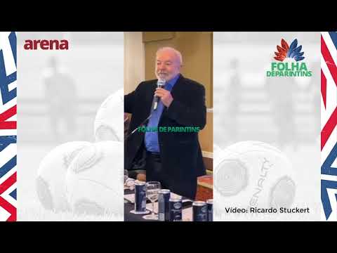 Lula cita Parintins e elogia filho, gestor do clube, em fala sobre incentivo ao esporte no Brasil