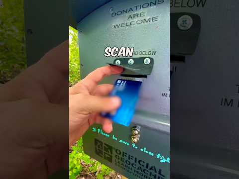 Which card would you insert to unlock this cache?! 💸